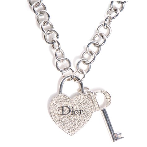 christian Dior heart necklace